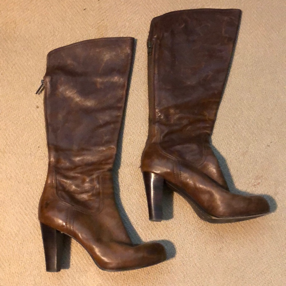 Miranda back zip Frye boots